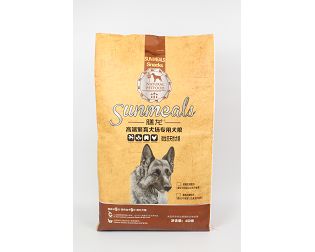 Ofício de papel laminado pacote de comida para gato